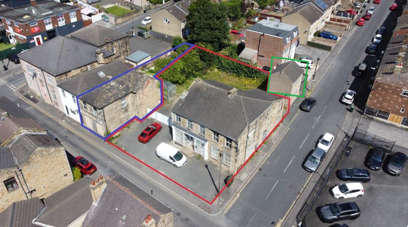 The whole site: existing West Yorkshire property